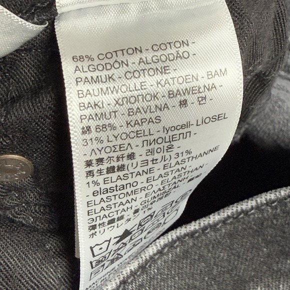 Levis 511 Jeans Mens 30x32 Premium Denim Black Slim Straight Ranch Rodeo Cowboy - Picture 4 of 11